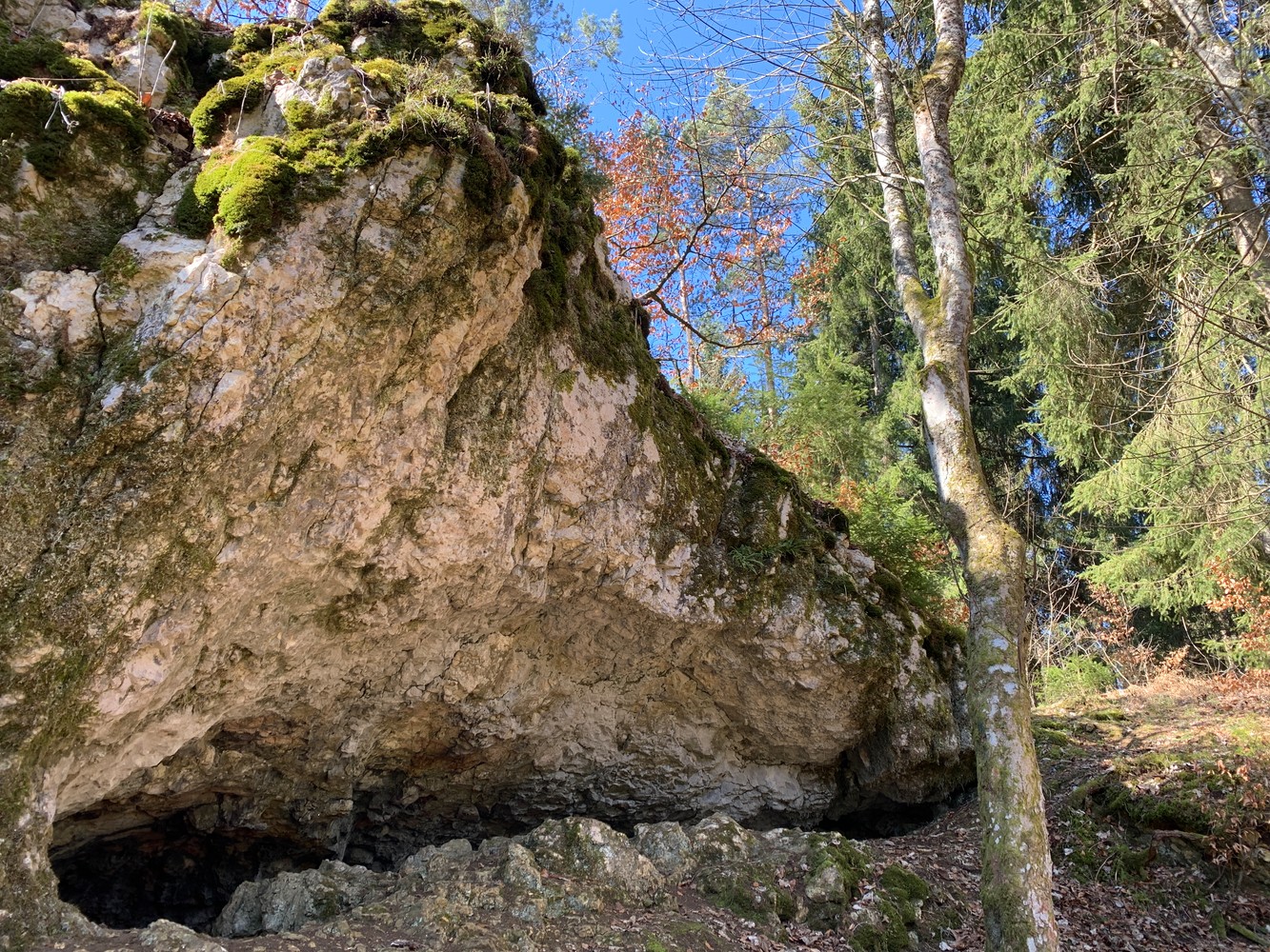 Höhle "Hohler Fels" auf dem Rundweg Bitzer Hilb